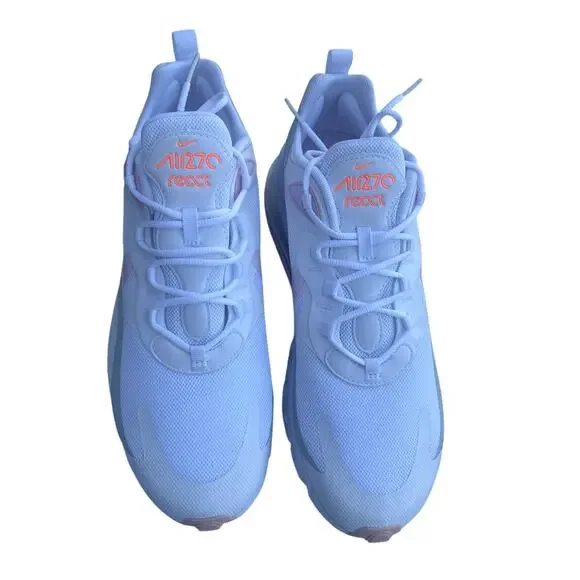 Nike Air Max 270 React Sneakers Pink/White Women's 12 - Picture 2 of 10